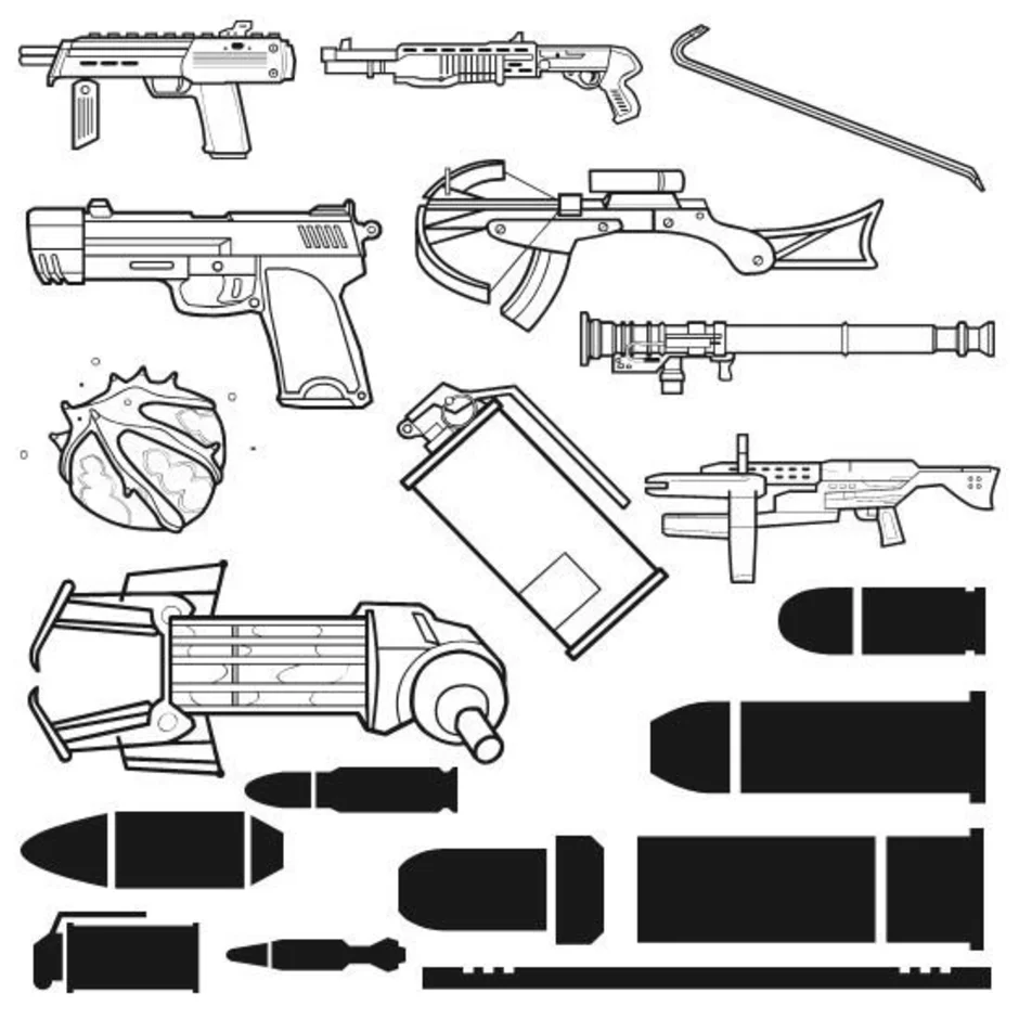 Чертежи оружия из стандофф 2 по деталям