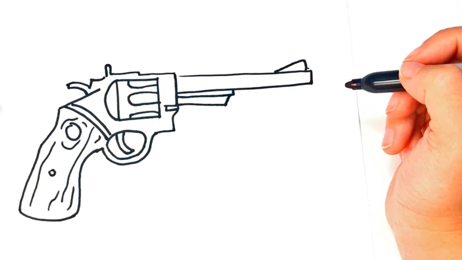 Рисунок пистолета