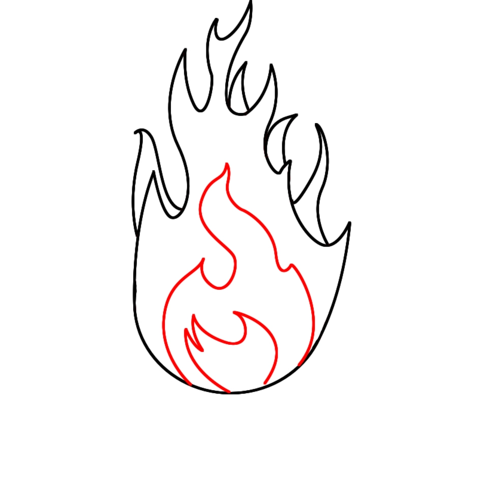 Огонь поэтапно. Огонь рисунок. Огонь рисунок для детей. Рисунок огня пламени. Огонь раскраска для детей.