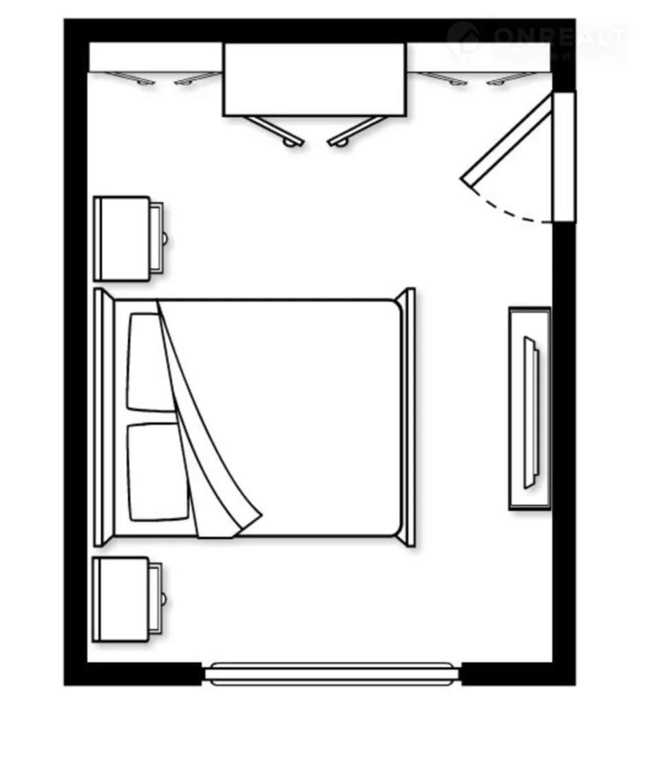 дизайн комнаты по плану