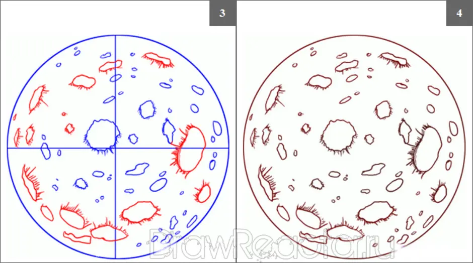 Нарисовать марс поэтапно