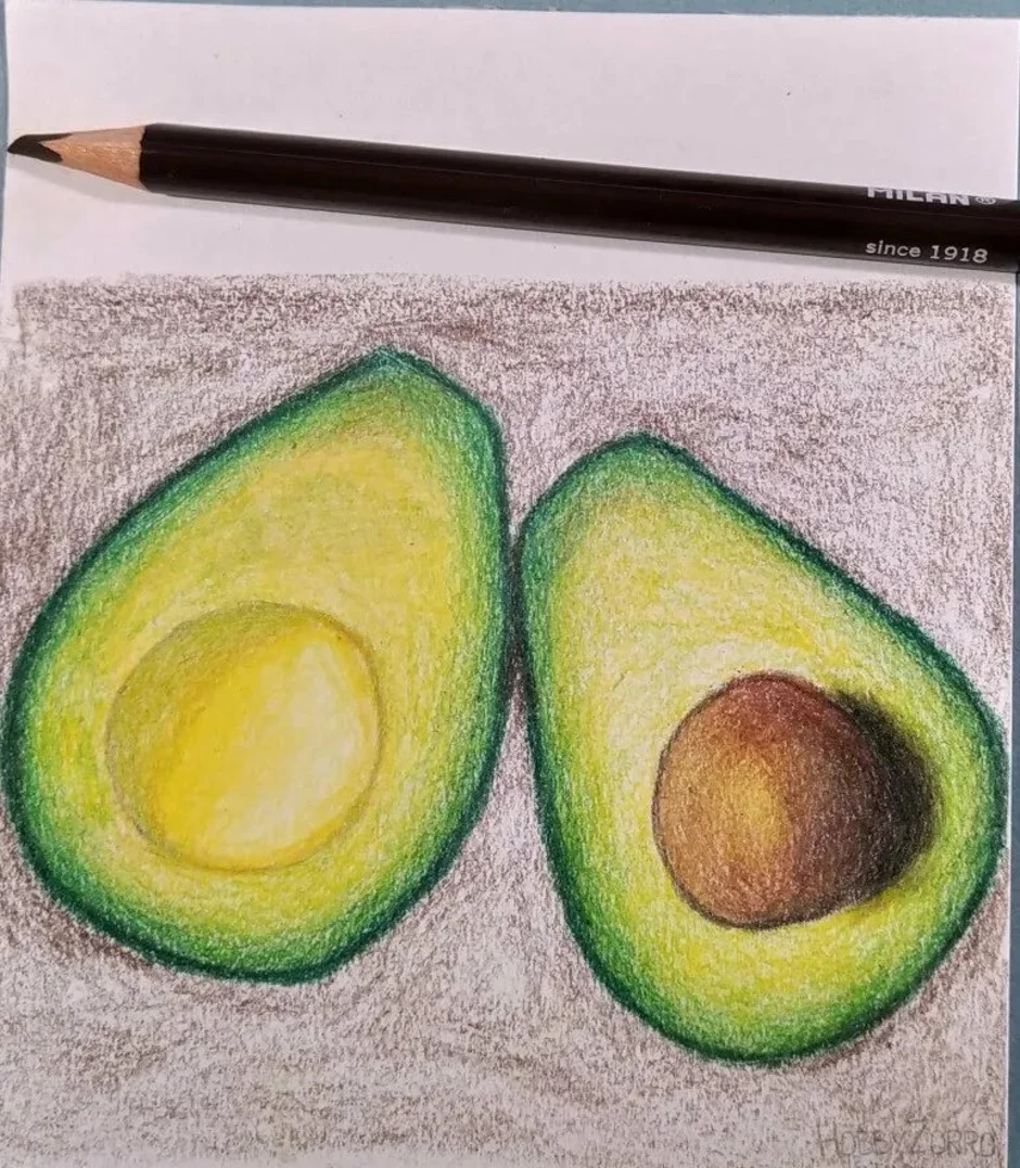 Срисовки авокадо