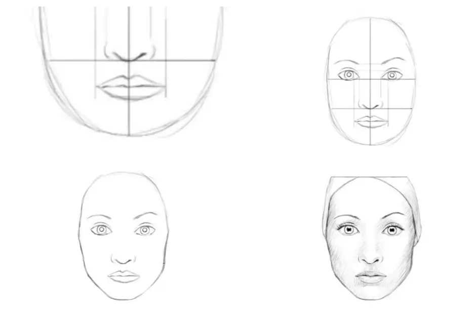 Как правильно рисовать портрет поэтапно