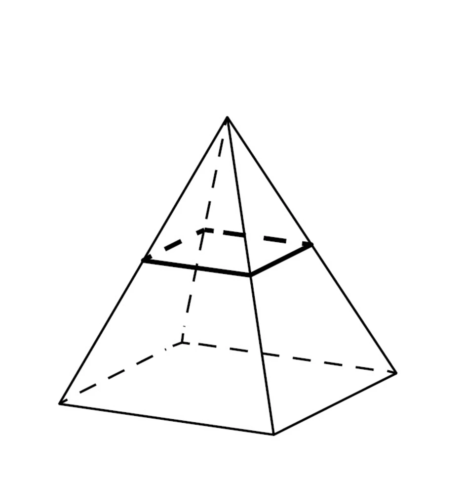 Пирамида правильная пирамида сечение пирамид. Четырехугольная пирамида стереометрия. Правильная четырехугольная пирамида. Правильная четырехугольная пирамида геометрия. Правильная четырехугольная пирамида чертеж.