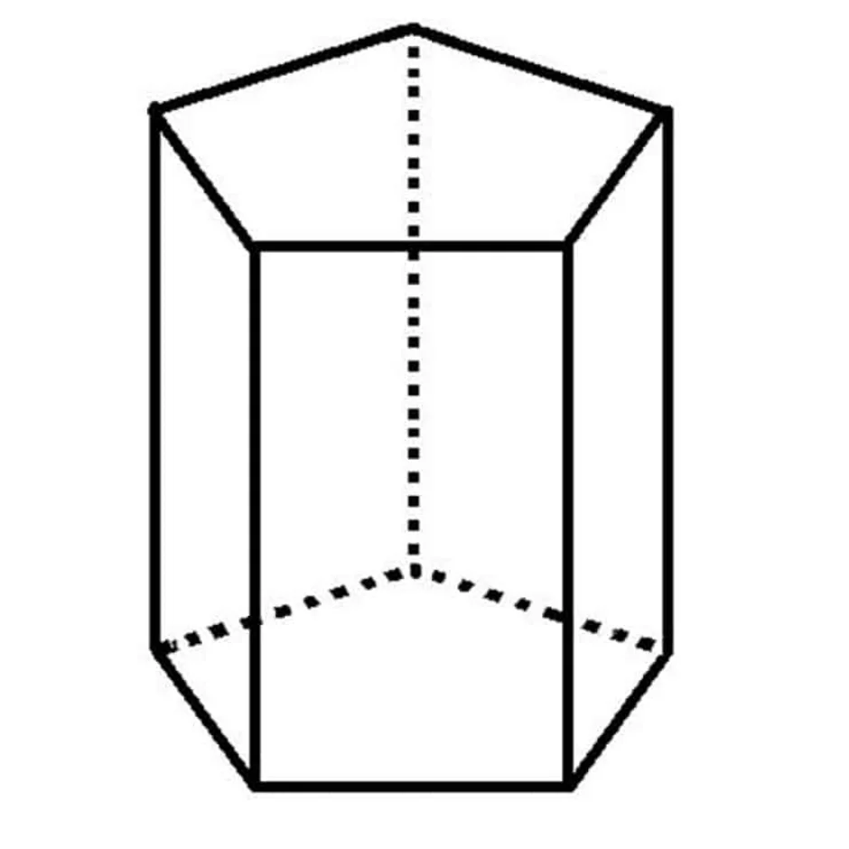 Изобразить шестиугольную призму. Правильная пятиугольная Призма. Правильная 5 угольная Призма. Правильная пятиугольная Призма рисунок. Пятиугольная Призма Призма развертка.
