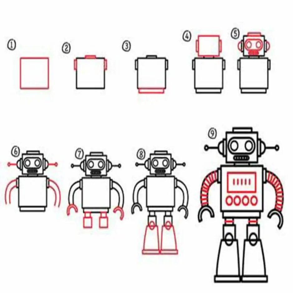 Робот рисунок 5 класс