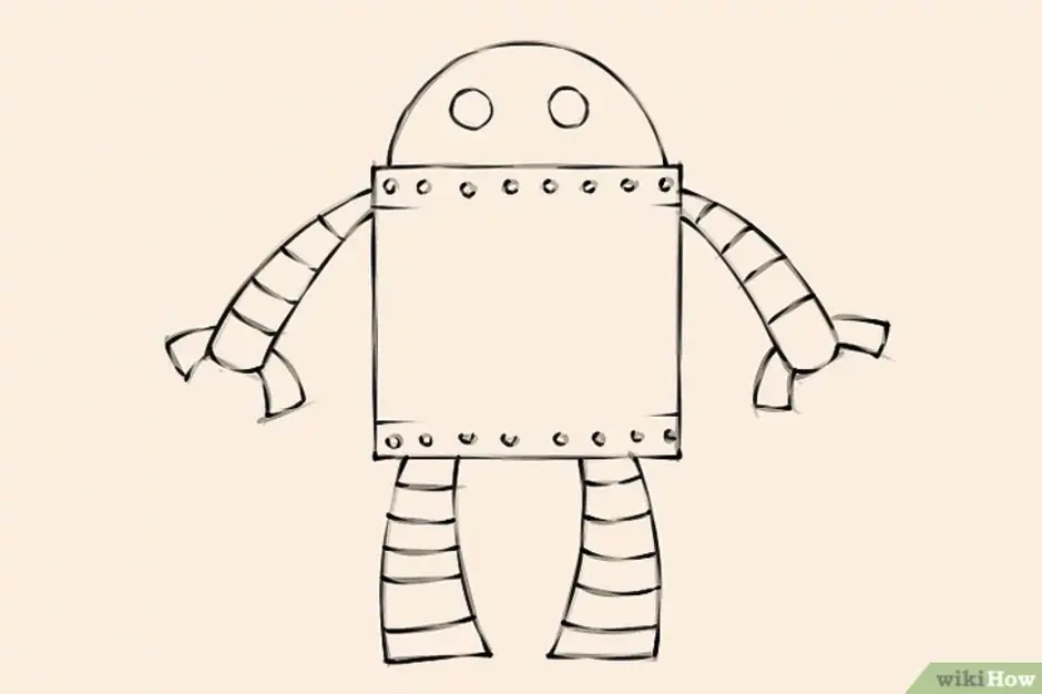 Нарисовать робота 5 класс. Робот рисунок. Робот рисунок карандашом. Рисунки роботов легкие. Робот рисунок легкий.