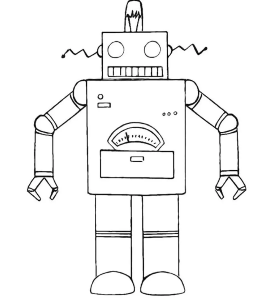 Нарисовать робота 5 класс. Робот рисунок. Роботы для рисования детям. Рисунки роботов для срисовки. Робот рисунок карандашом.