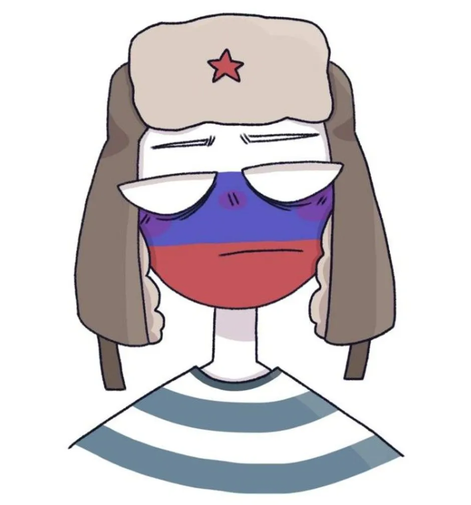 Как нарисовать countryhumans россия