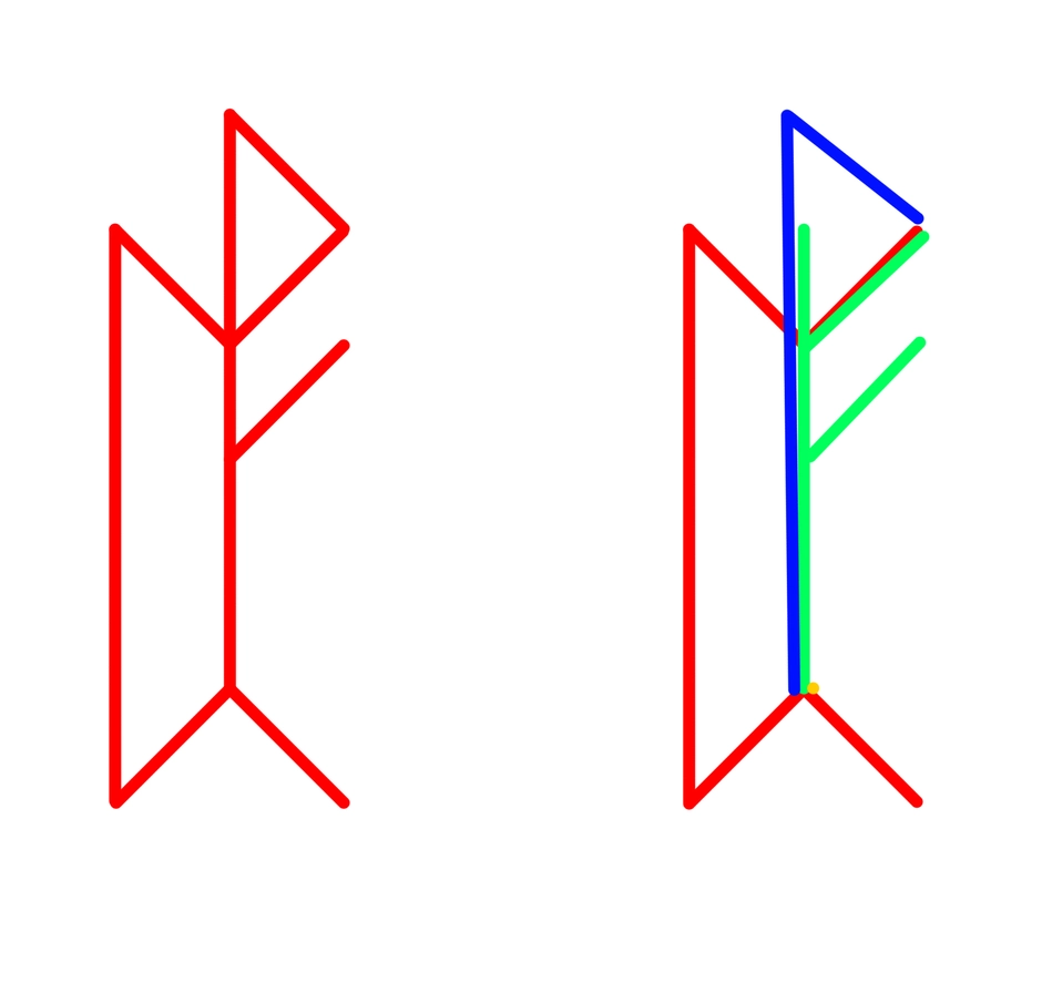 Как правильно нарисовать руну феху