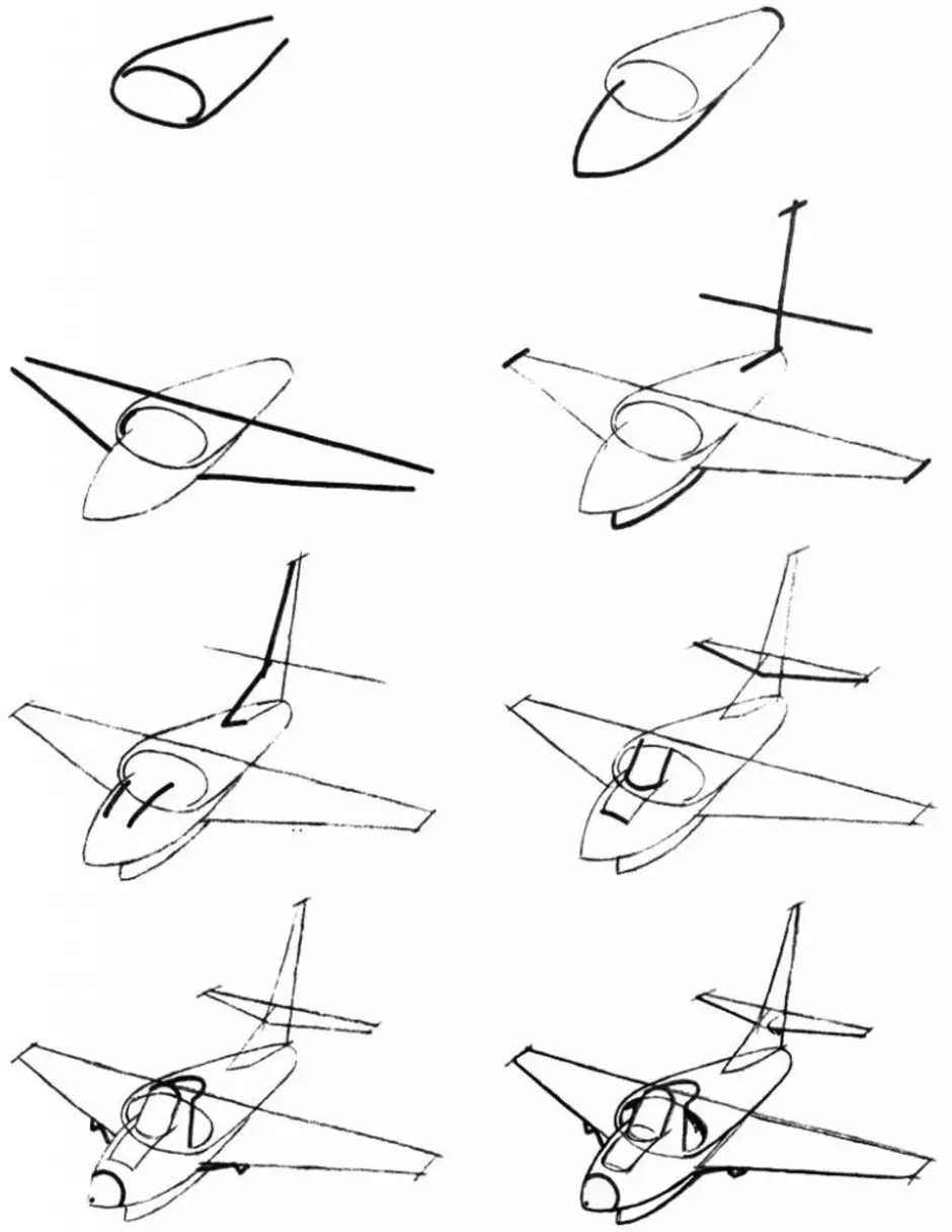Самолет карандашом легко. Самолет рисунок. Поэтапное рисование самолета для детей. Самолёт рисунок карандашом. Самолет рисунок пошагово.