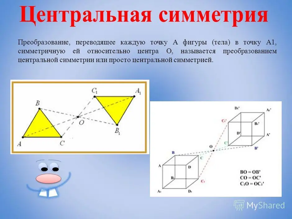 Изобрази точки относительно оси. Фигуры симметричные относительно центра. Фигуры симметричные относительно точки. Осевая и Центральная симметрия. Построение симметричных фигур относительно точки.