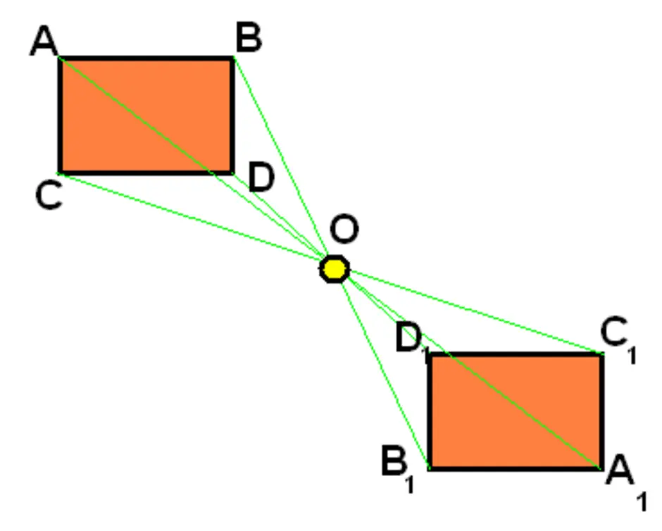 Точка внутри четырехугольника. Центральная симметрия четырехугольника построение. Осевая и Центральная симметрия четырехугольника. Осевая и Центральная симметрия произвольного четырехугольника. Осевая симметрия четырехугольника построение.