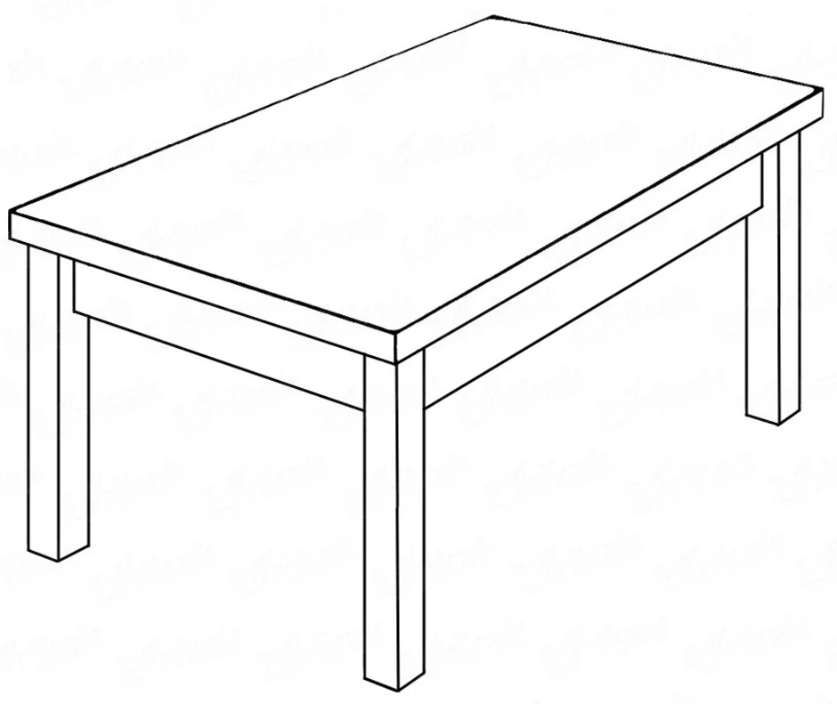 Стол рисунок 5 класс