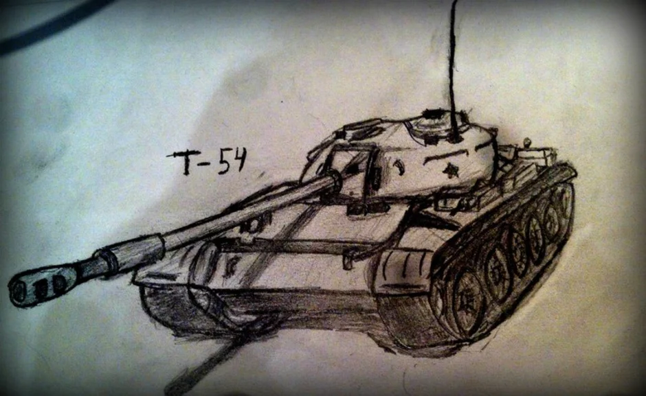 Нарисовать танк ис 6