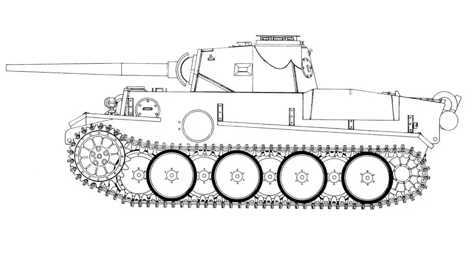 36 2. Чертежи танка vk36.01h. Танк кв 36 сбоку. Чертёж кв 45 танк. Кв-6 нарисованный танк сбоку.