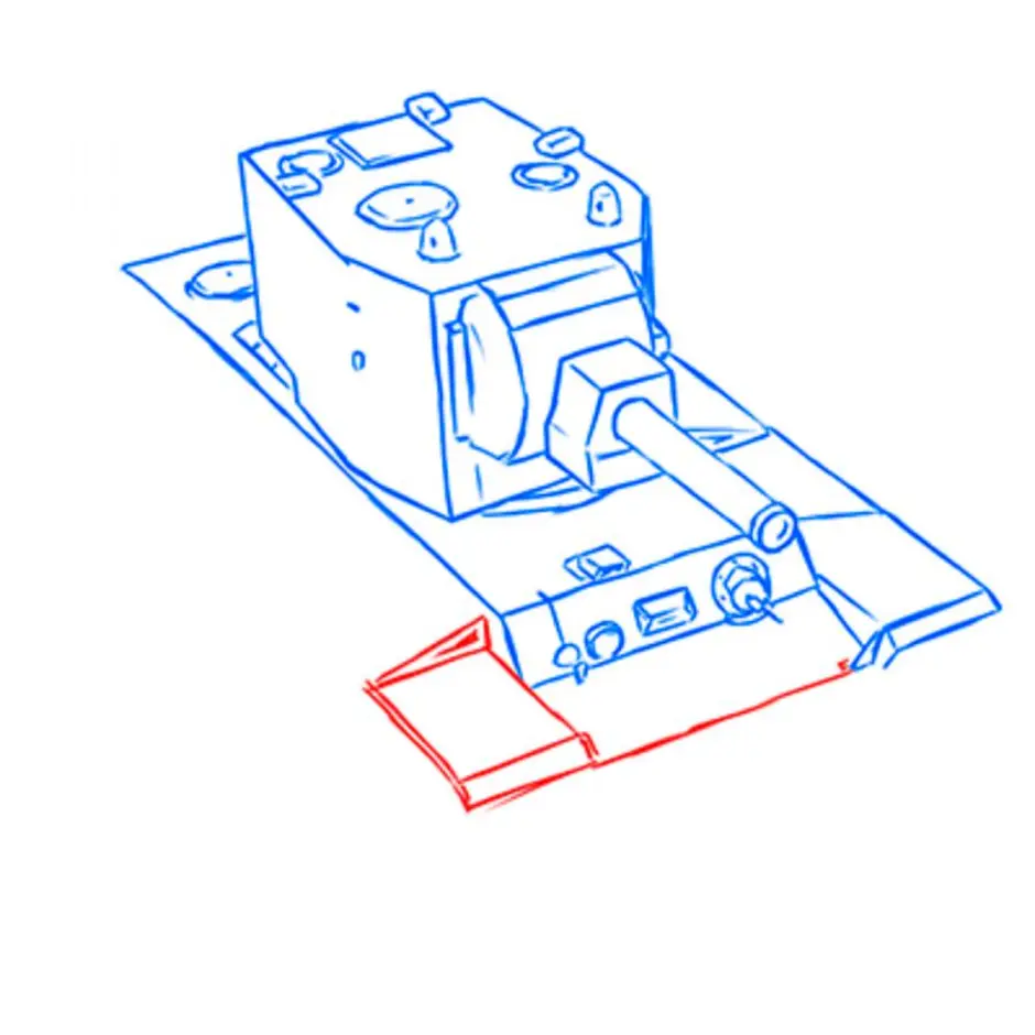 Как нарисовать танк 6. Как нарисовать танк кв 1. Нарисовать танк кв 2. Танк кв2 пошагово. Как рисовать танк кв 2.