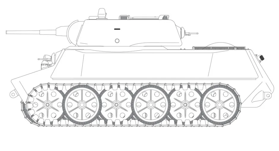 Технический рисунок танка