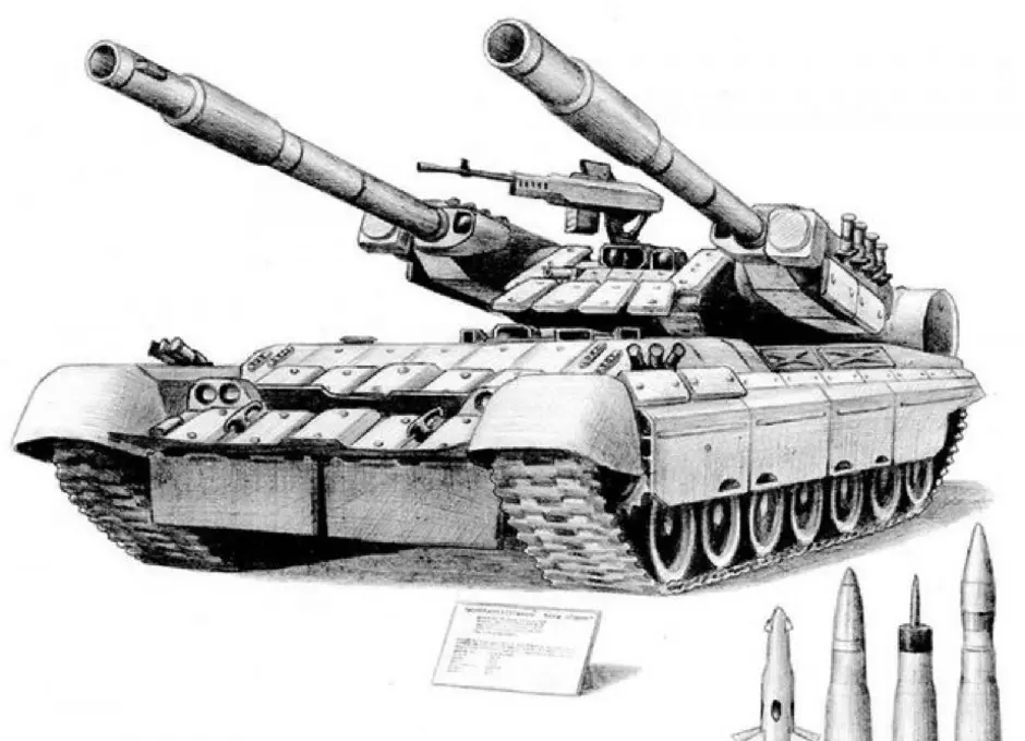 Т 72 рисунок карандашом