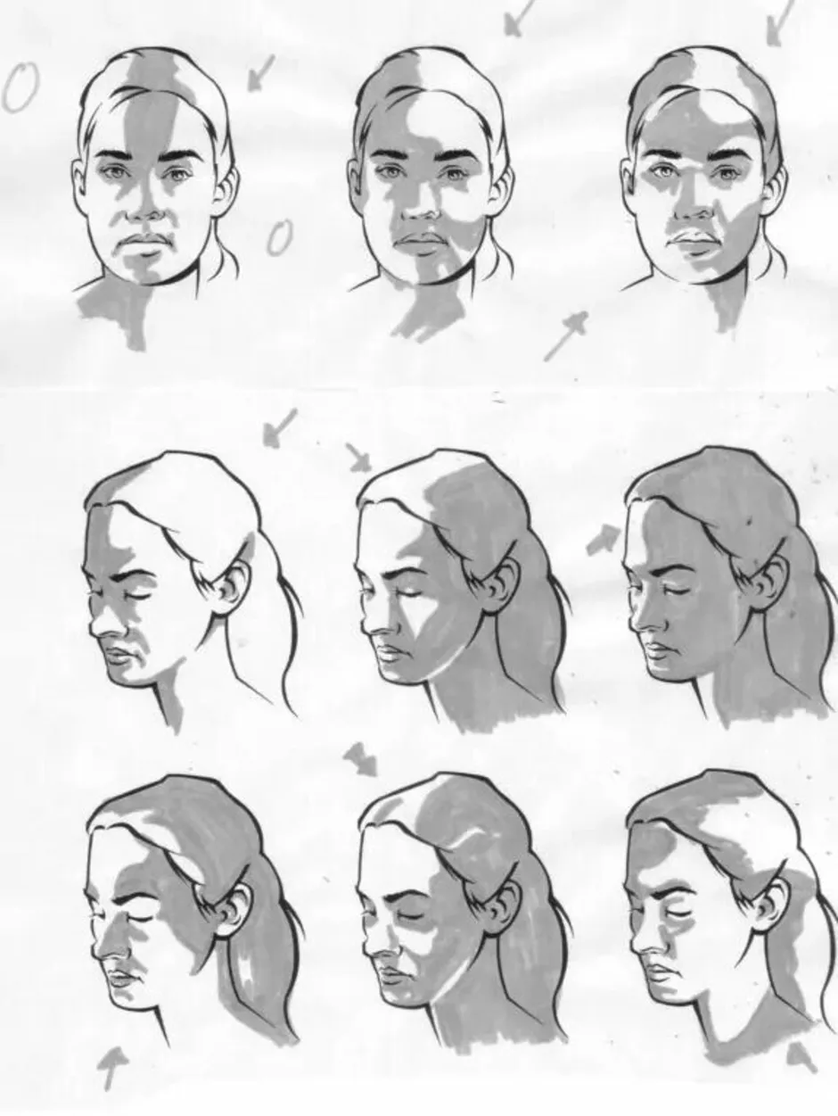Как рисовать тени. Референс портрет Светотень. Светотень на лице человека. Тени на лице человека. Светотень на лице в профиль.