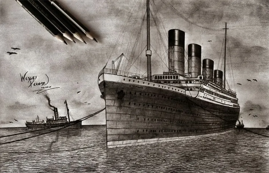 Титаник Рисунки