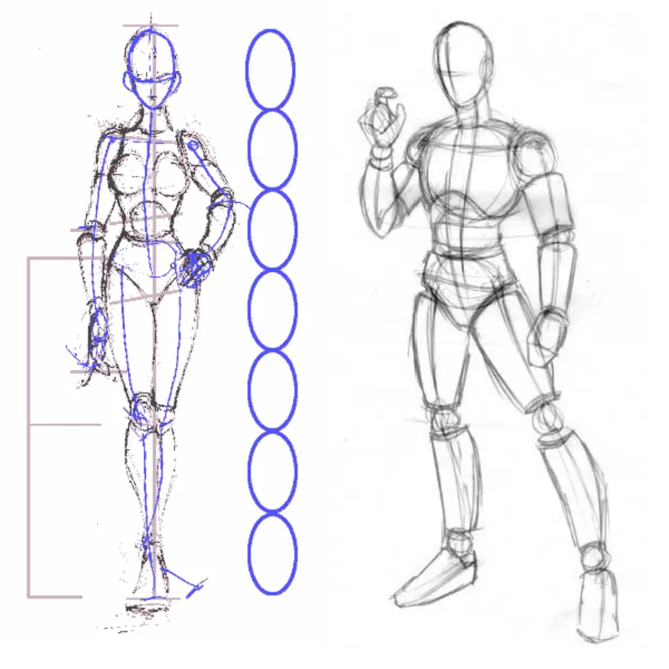 Как научиться рисовать аниме анатомию