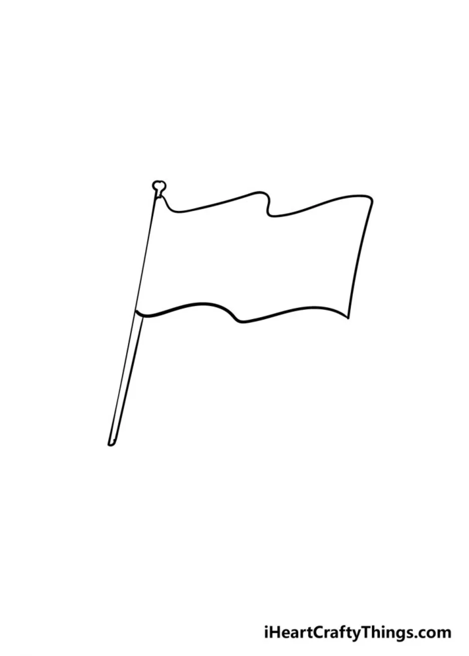 фото нарисованного флага