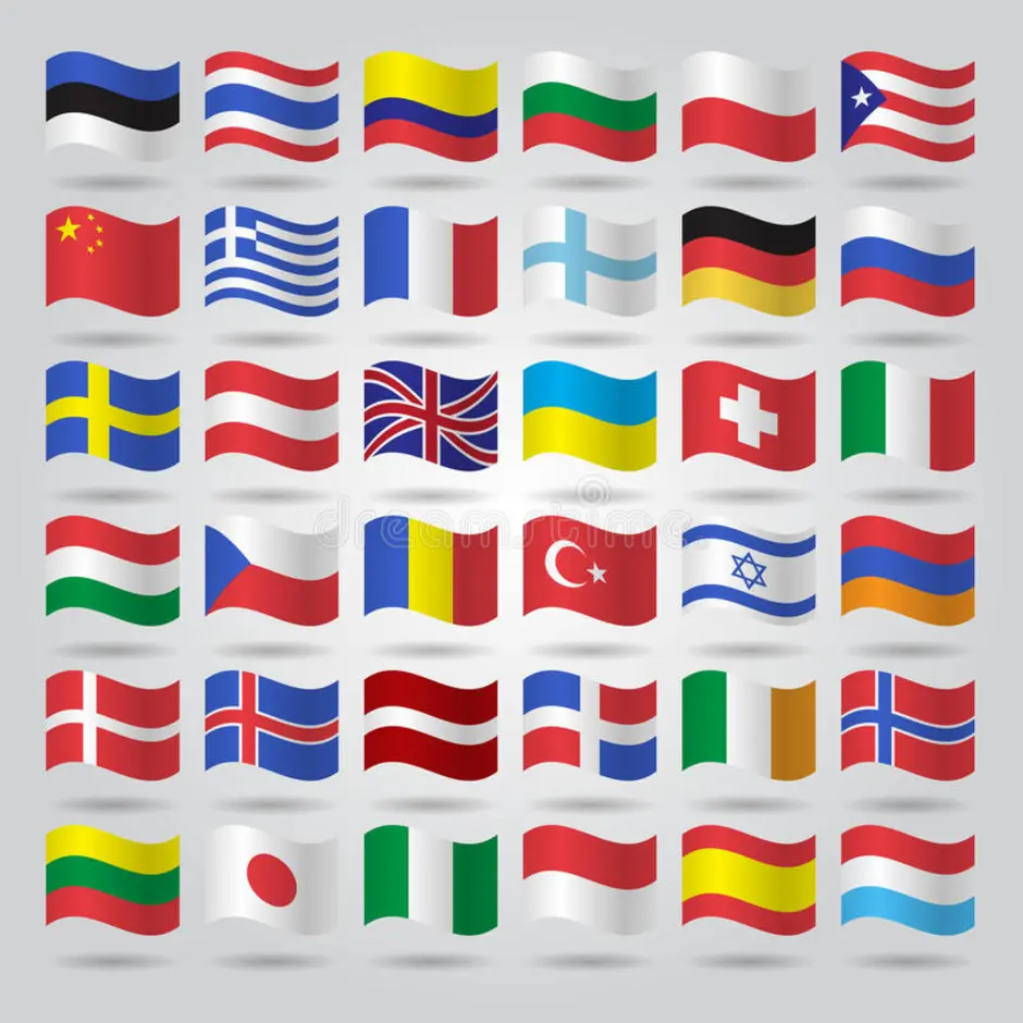 флаги разных стран картинки