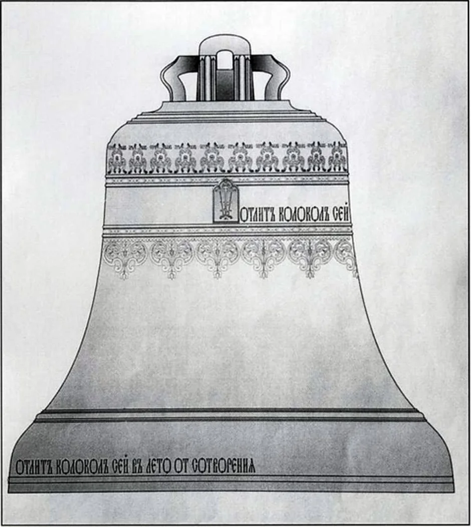 Как нарисовать царь колокола