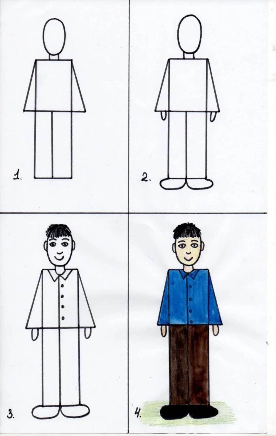 Поэтапно папу. Рисование человека в старшей группе. Последовательность рисования человека. Поэтапное рисование человека для детей. Схема рисования человека для дошкольников.