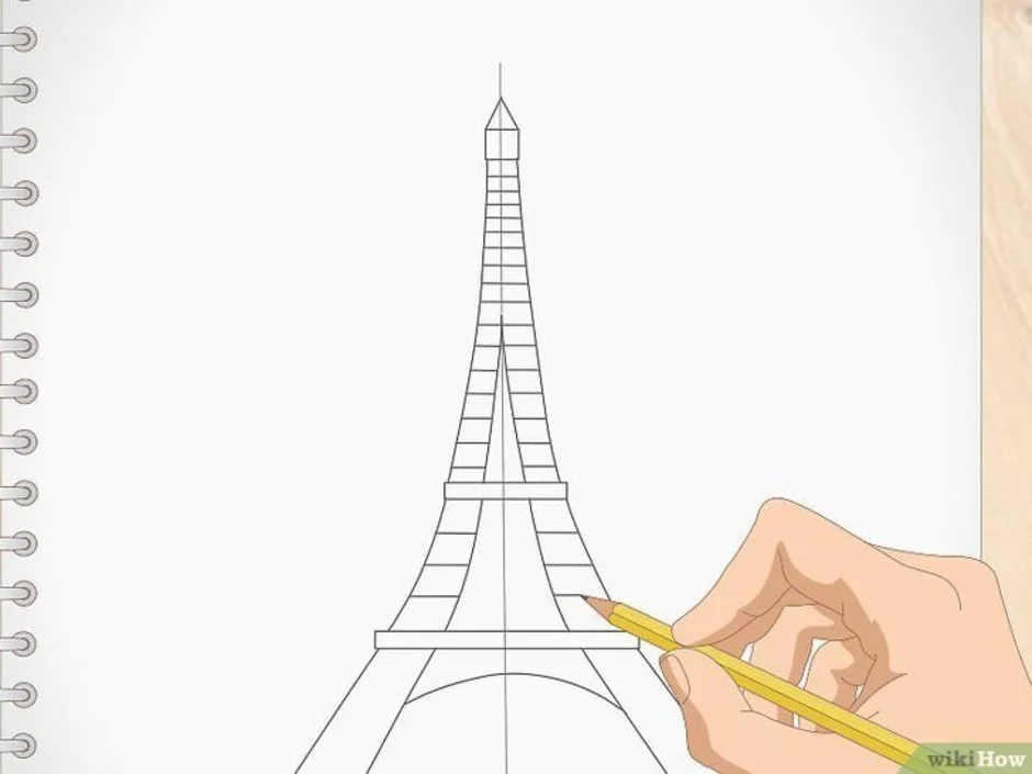 Как нарисовать башню. Телебашня рисунок 3 класс. How to draw Eiffel Tower. Как нарисовать Эйфелеву башню поэтапно. Рисуем Эйфелеву башню поэтапно.