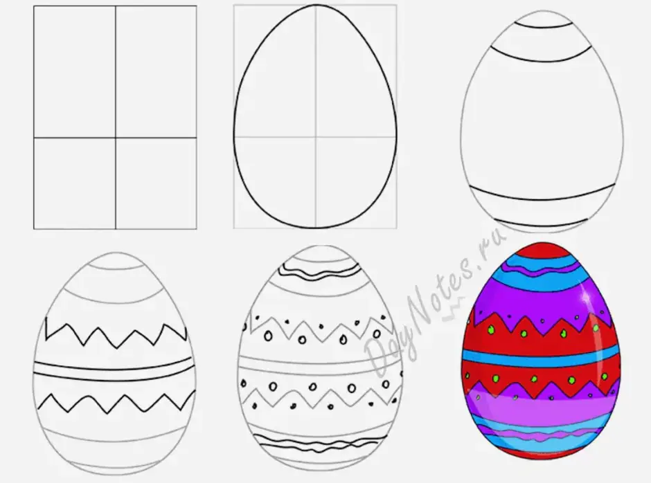 Яйцо пошагово. Рисование пасхальное яйцо. Пасхальное яичко рисование. Урок рисования пасхальные яйца. Поэтапное рисование пасхального яйца.