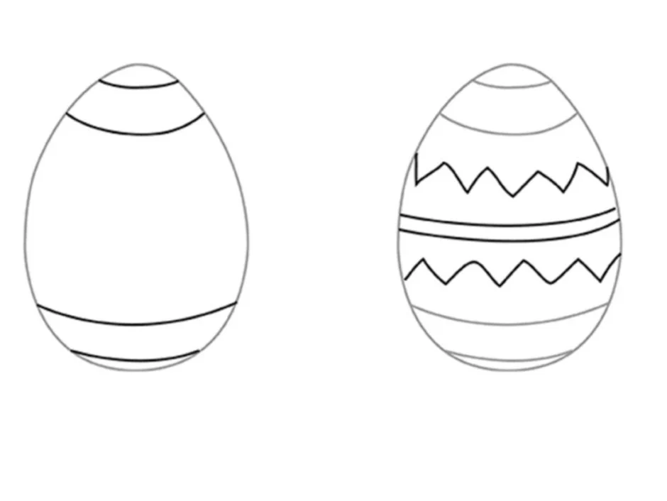 Пасхальное яйцо рисунок карандашом