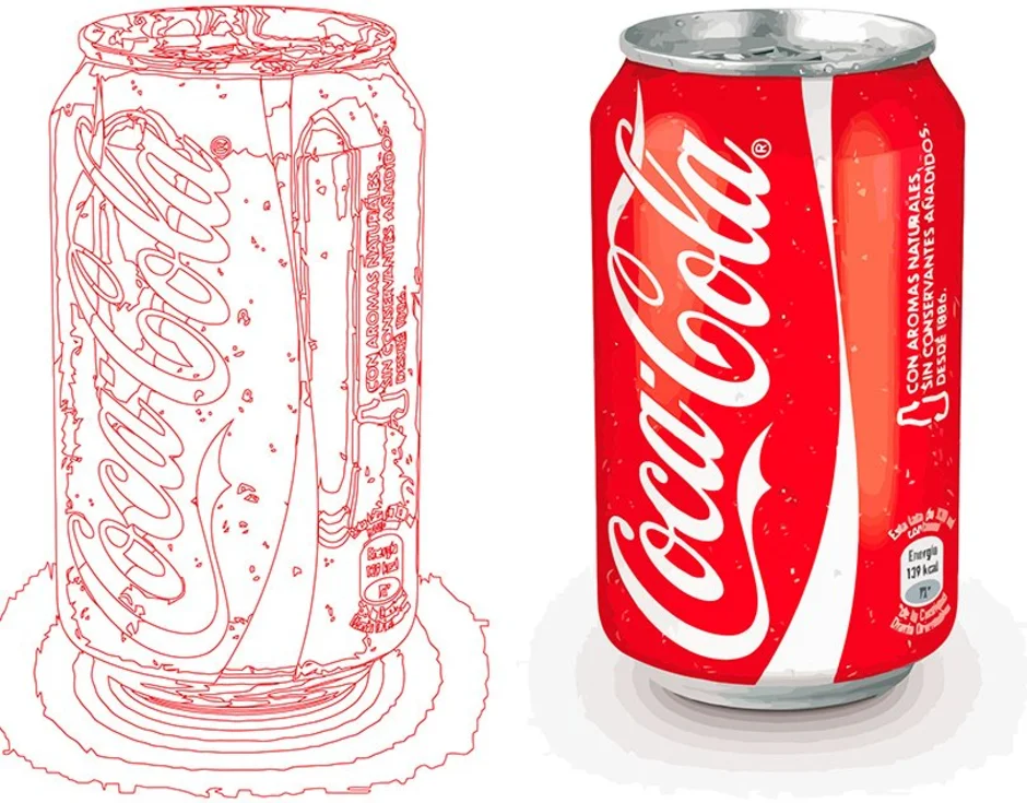 Coca cola рисунок