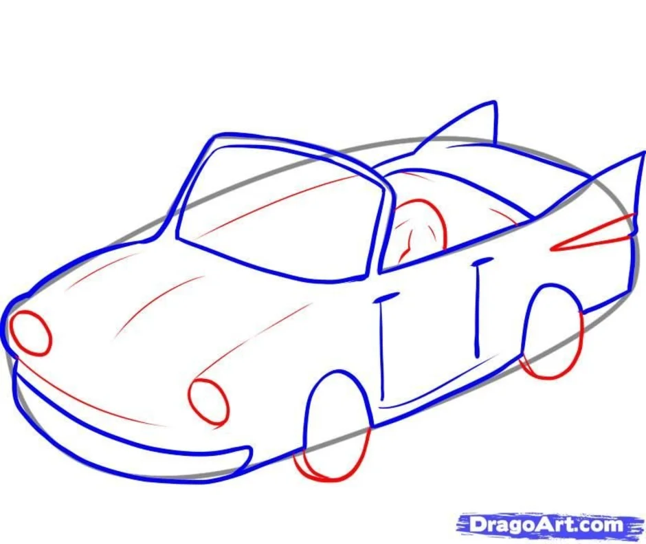 Тачки легко. Машина рисунок. Машинка рисунок карандашом. Рисунки машины легкие. Рисунки для срисовки машины.
