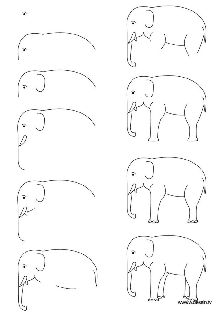 Как нарисовать Cлона поэтапно