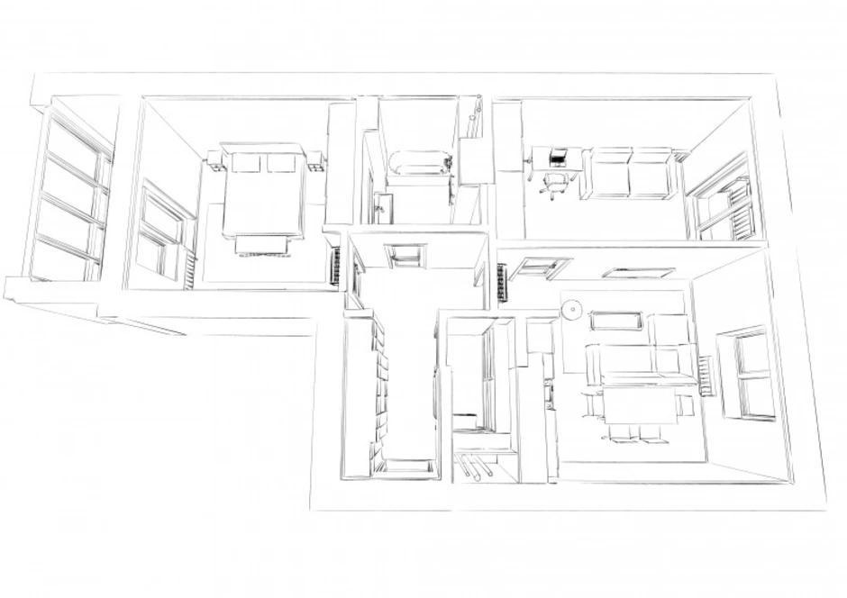 Как нарисовать чертеж квартиры