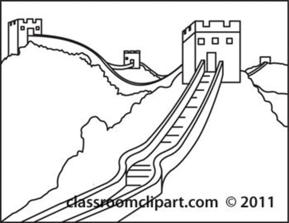 Рисунок великой китайской стены 2 класс