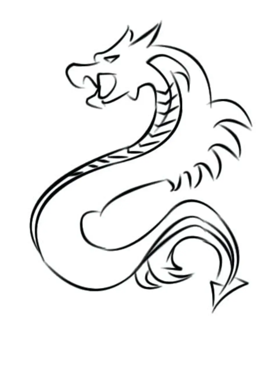 Китайский дракон легко