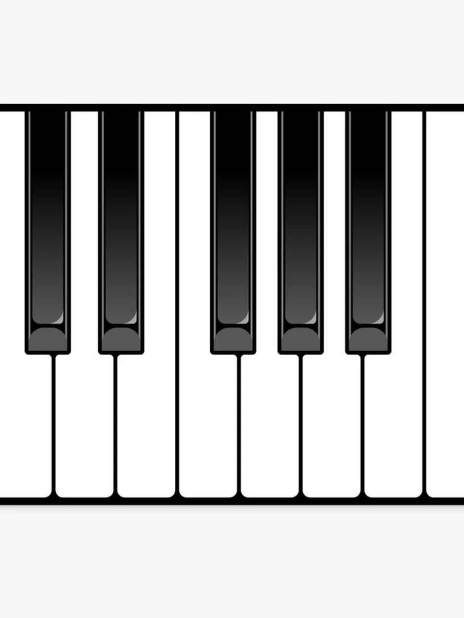 Клавиатура фортепиано картинка для детей