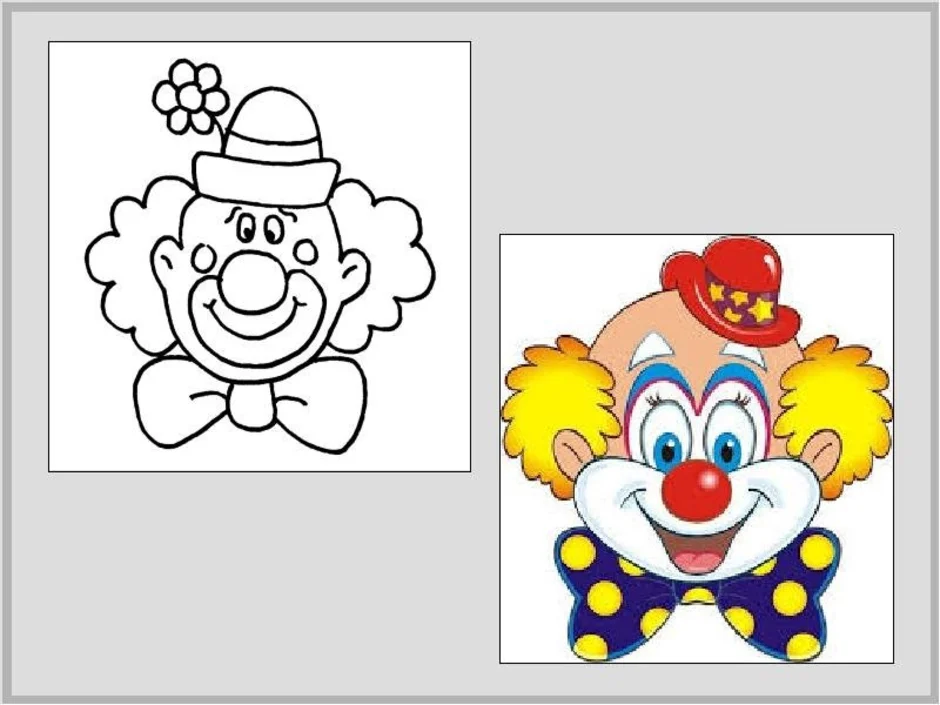 Клоун шаблон цветной. Весёлые клоуны. Аппликация "клоун". Клоун рисунок. Рисование клоуна.