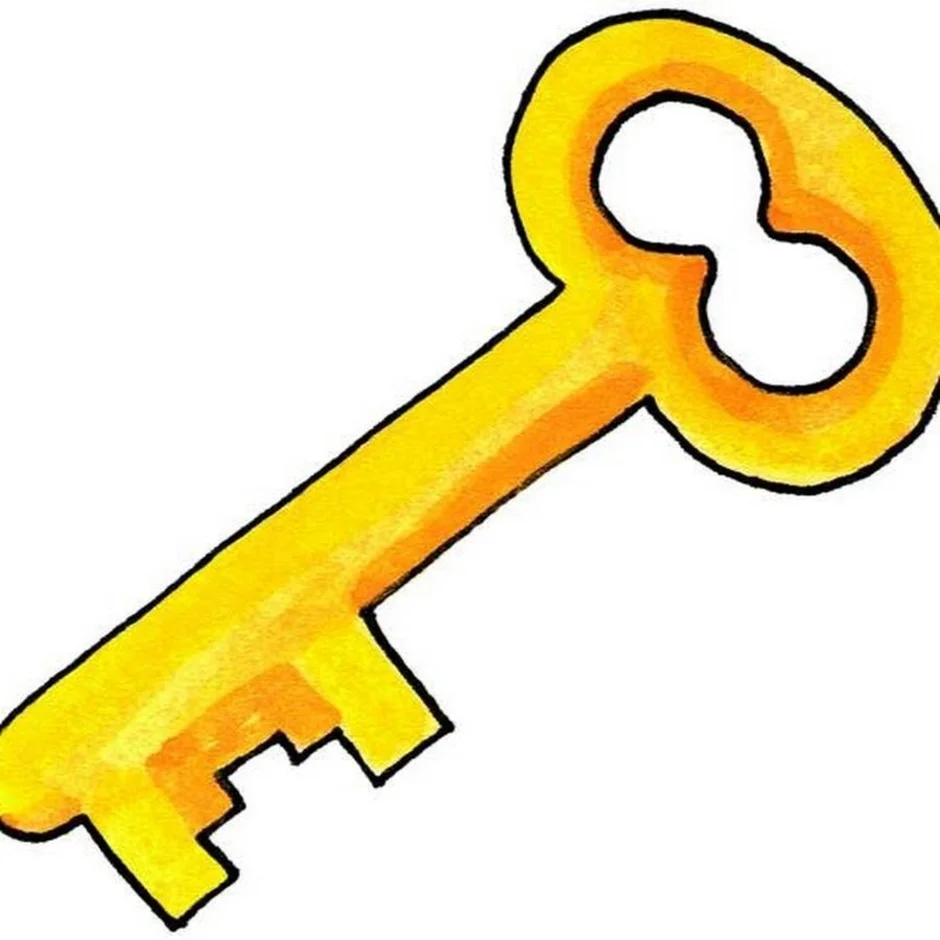 Download key. Золотой ключик из Буратино. Ключ для детей. Желтый ключ. Золотой ключик картинка для детей.