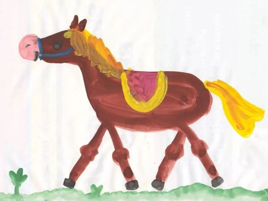 Лошадка старшая группа. Лошадь для детей. Лошадка рисование для детей. Детские рисунки лошадки. Лошадь рисунок.