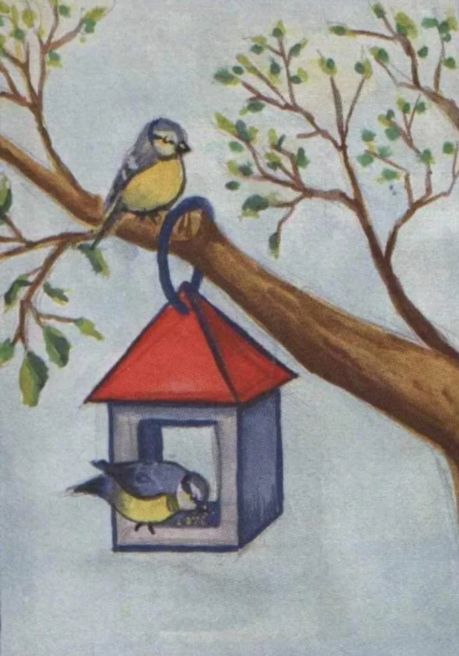 Рисунок на тему день птиц