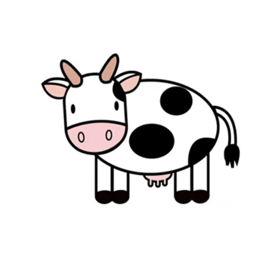 Рисунки для срисовки коровка. Корова рисунок. Корова для рисования для детей. Корова рисунок для детей карандашом. Как рисовать коровку