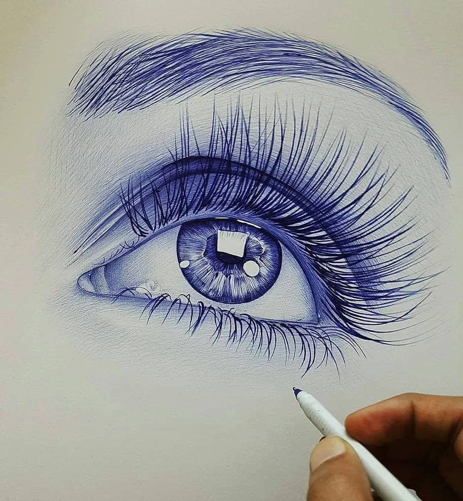 Рисунок глаз