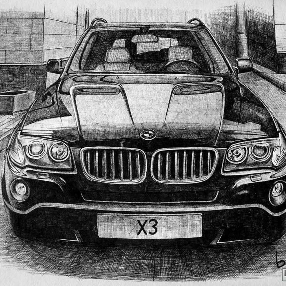 Bmw x5 рисунок