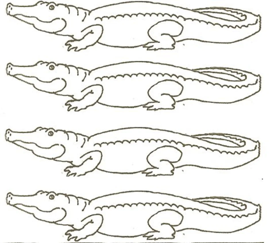 Как рисовать крокодила. Рисование крокодила с детьми. Крокодил для вырезания. Крокодил для раскрашивания детям. Трафарет крокодила для вырезания.