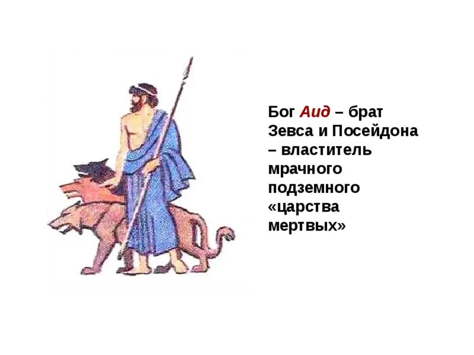 Аид бог чего в греческой мифологии. Аид Бог древней Греции. Описание Бога Аида.