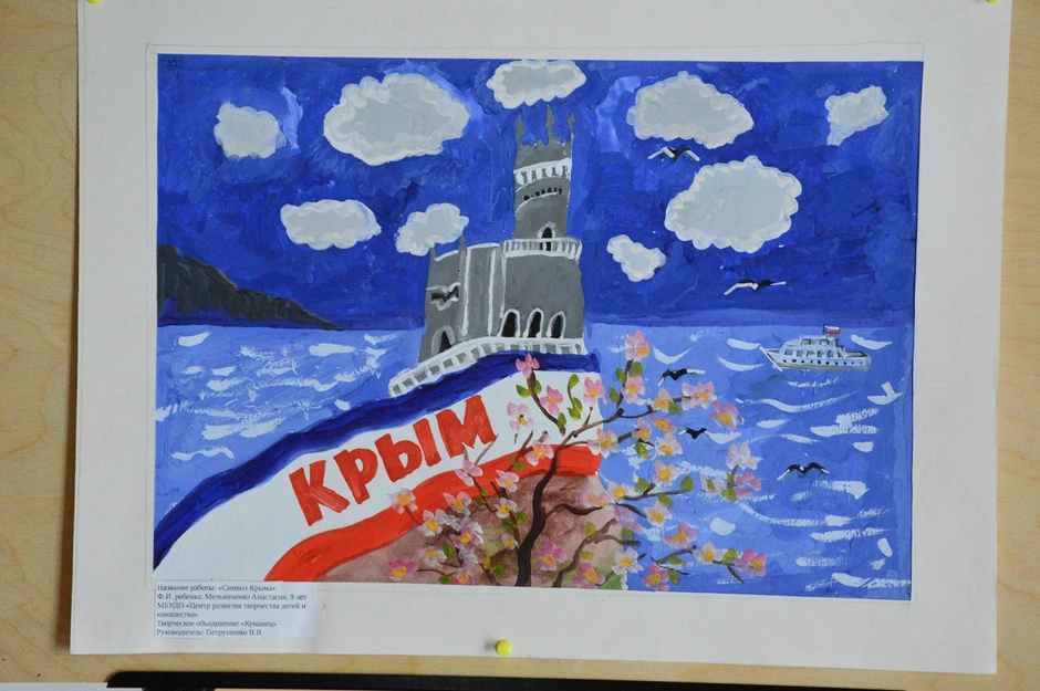 Рисунок ко дню воссоединения крыма. Крым рисунки детей.